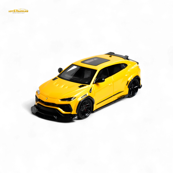 Flame Lamborghini Urus LBWK Giallo Auge Yellow Resin 1:64