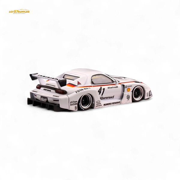 Inno64 Mazda RX-7 LBWK in White 1:64 IN64-LBWK-RX7-02