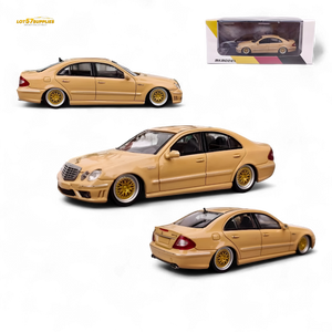 MK Model Mercedes-Benz E63 AMG W211 Lowered in Desert Yellow 1:64