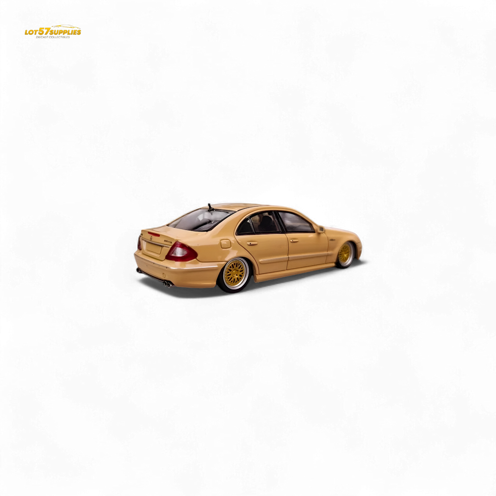 MK Model Mercedes-Benz E63 AMG W211 Lowered in Desert Yellow 1:64