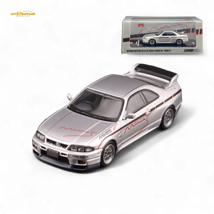 Inno64 NISSAN SKYLINE GR-R (R33) "Tuned by Mine's" Silver 1:64