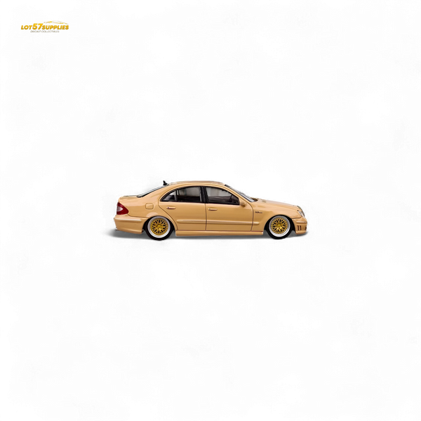 MK Model Mercedes-Benz E63 AMG W211 Lowered in Desert Yellow 1:64