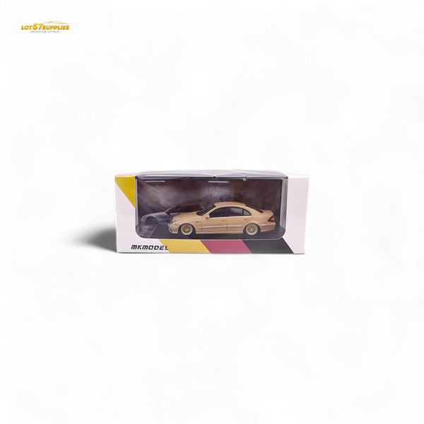 MK Model Mercedes-Benz E63 AMG W211 Lowered in Desert Yellow 1:64
