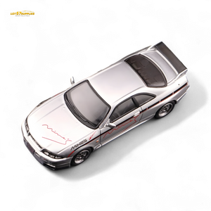 Inno64 NISSAN SKYLINE GR-R (R33) "Tuned by Mine's" Silver 1:64