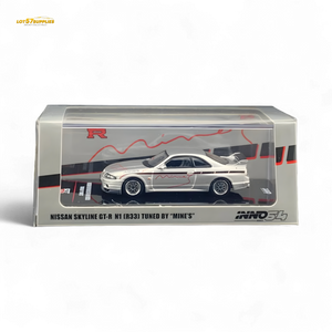 Inno64 NISSAN SKYLINE GR-R (R33) "Tuned by Mine's" Silver 1:64