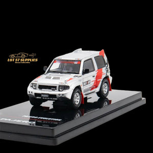 Inno64 Mitsubishi Pajero Evolution "RALLIART" in Silver 1:64 IN64-EVOP-RAWSIL