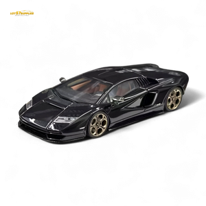 Fuelme Model NEO COUNTACH LPI 800-4 NERO MAIA BLACK 1:64 Resin