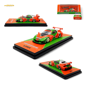 Inno64 Mazda RX-7 LBWK FD3S Orange/Green MDX 24' 1:64 IN64-LBWK-RX7-04