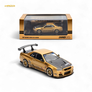 Inno64 TOP SECRET R34 GT-R - Gold 1:64