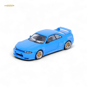 Inno64 Nissan Skyline GT-R R33 Pandem Rocket Bunny Widebody in Blue 1:64