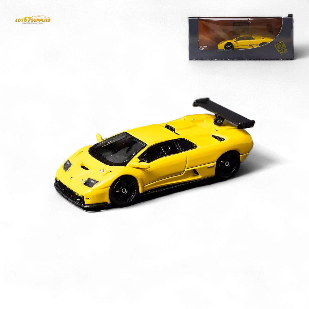DCM Lamborghini Diablo GT-R Yellow Diecast Model 1:64 Limited to 500 Pcs