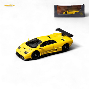 DCM Lamborghini Diablo GT-R Yellow Diecast Model 1:64 Limited to 500 Pcs