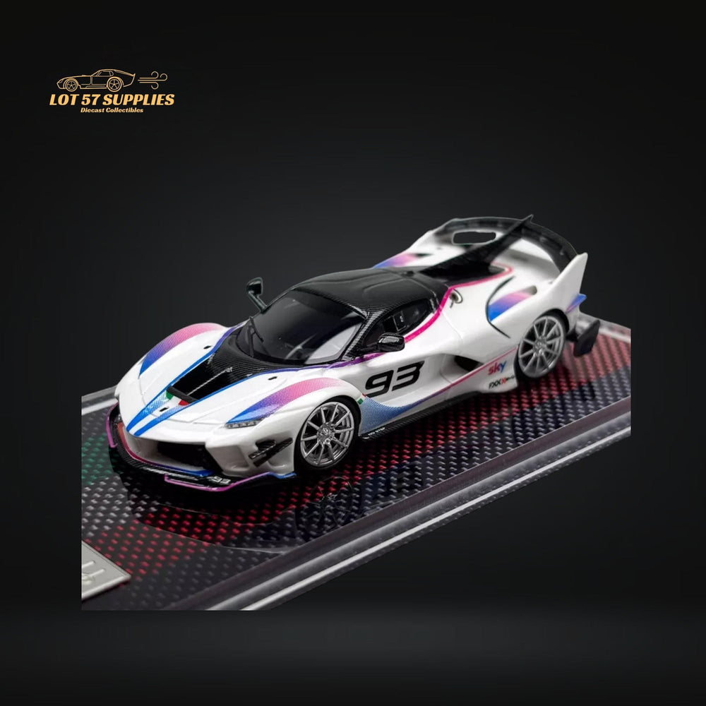 U2 Ferrari FXX-K Evo White #93 1:64