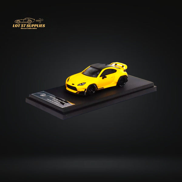 Fuji Toyota GR86 Pandem 2nd Gen in Yellow 1:64