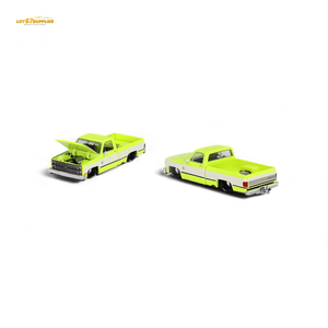 Mini GT x Kaido House Chevrolet Silverado FLO YELLOW 1:64 KHMG112