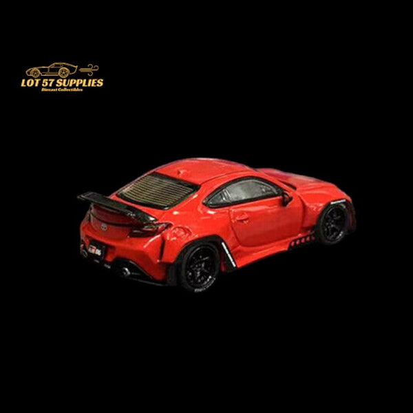 Fuji Toyota GR86 Rocket Bunny Pandem in Red 1:64