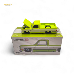 Mini GT x Kaido House Chevrolet Silverado FLO YELLOW 1:64 KHMG112