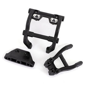 Traxxas 6777X Wheelie Bar Mounts & Rear Skid Plate for Stampede 4x4