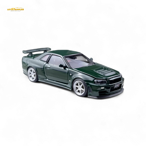 PGM Nissan GTR R34 Z-TUNE - British Green 1:64 Ordinary