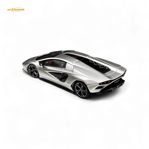 Fuelme Model NEO COUNTACH LPI 800-4 ARGENTO LUNA 1:64 Resin