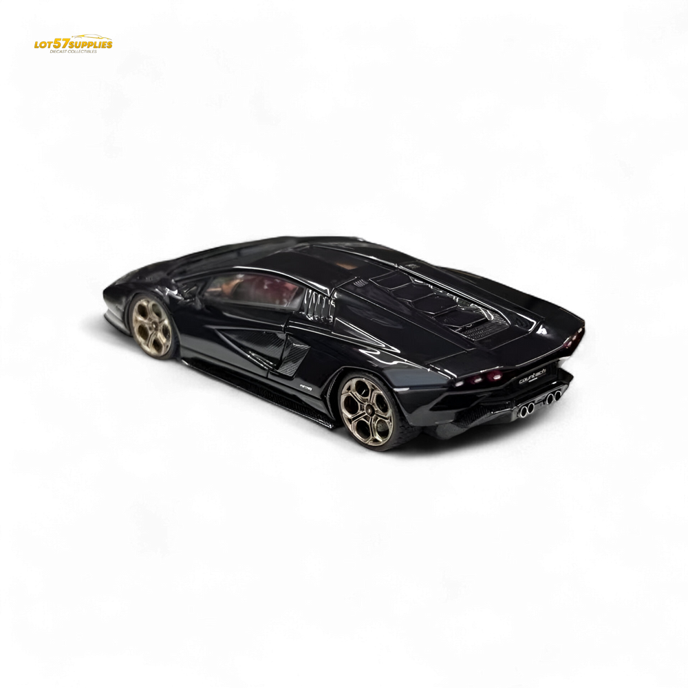 Fuelme Model NEO COUNTACH LPI 800-4 NERO MAIA BLACK 1:64 Resin