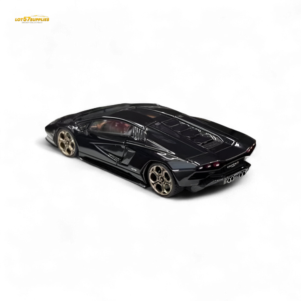 Fuelme Model NEO COUNTACH LPI 800-4 NERO MAIA BLACK 1:64 Resin