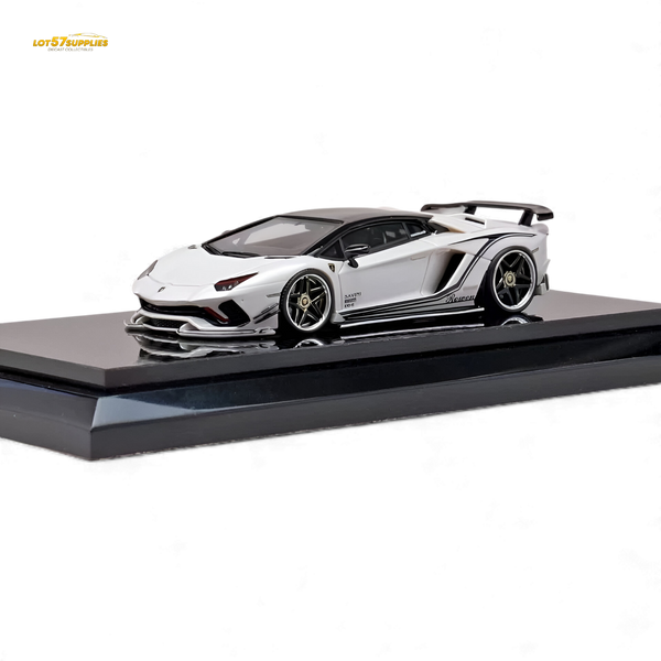 YM Model Lamborghini Aventador S Rowen White 1:64