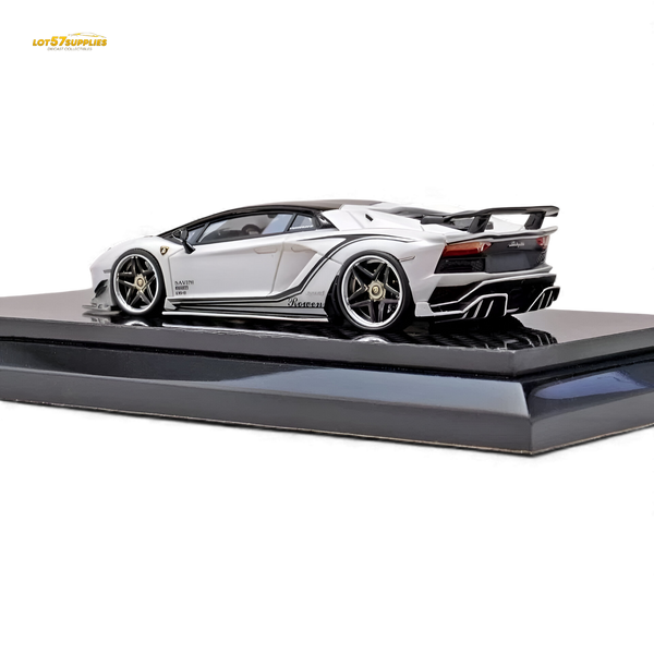 YM Model Lamborghini Aventador S Rowen White 1:64