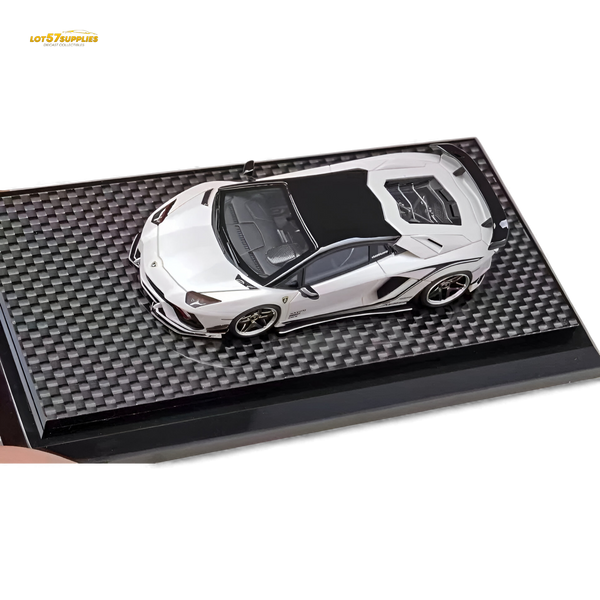YM Model Lamborghini Aventador S Rowen White 1:64