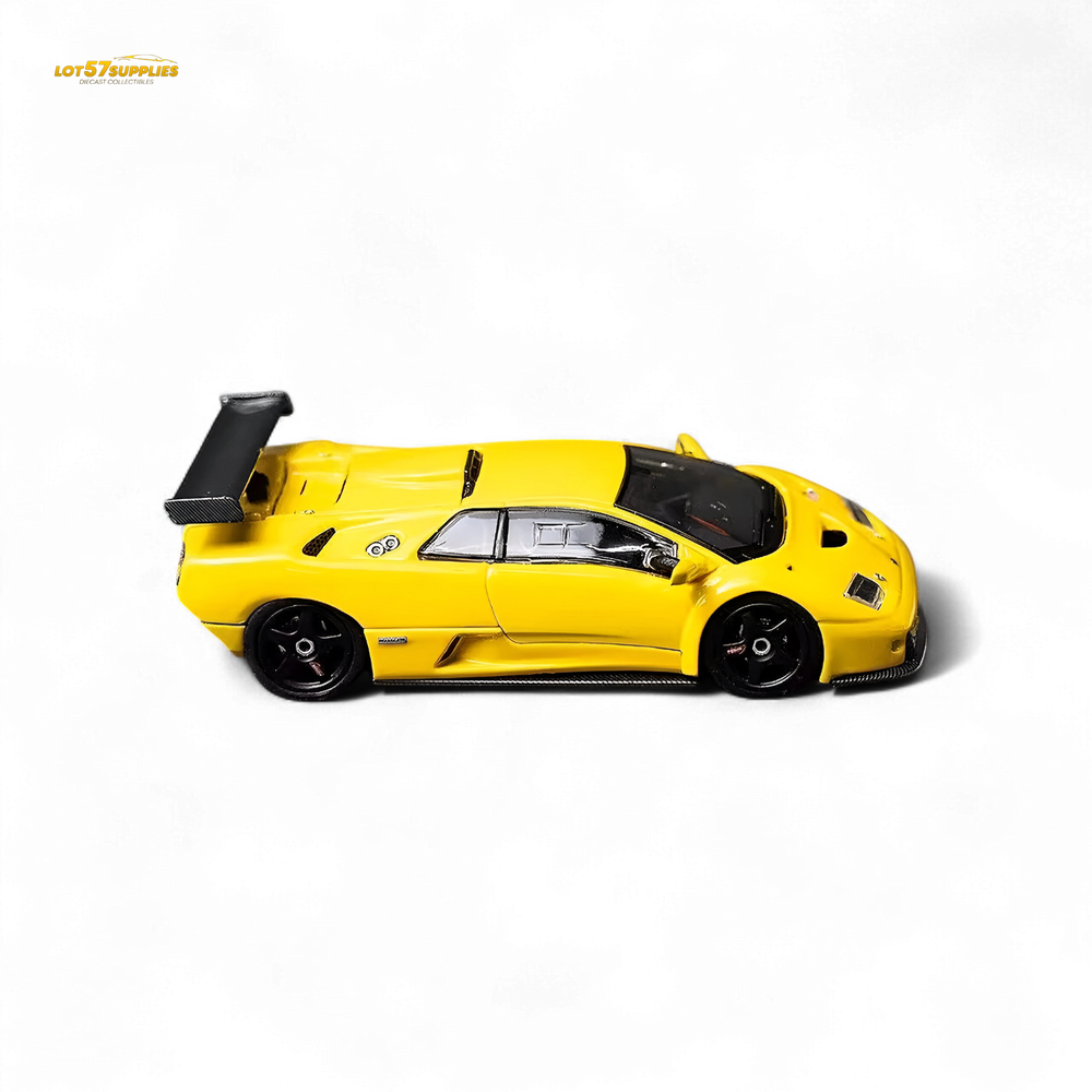 DCM Lamborghini Diablo GT-R Yellow Diecast Model 1:64 Limited to 500 Pcs