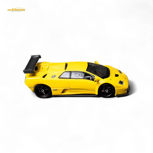 DCM Lamborghini Diablo GT-R Yellow Diecast Model 1:64 Limited to 500 Pcs