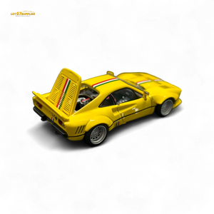 Hone Model 64 288GTO Wide-Body - Latte Art Yellow 1/64