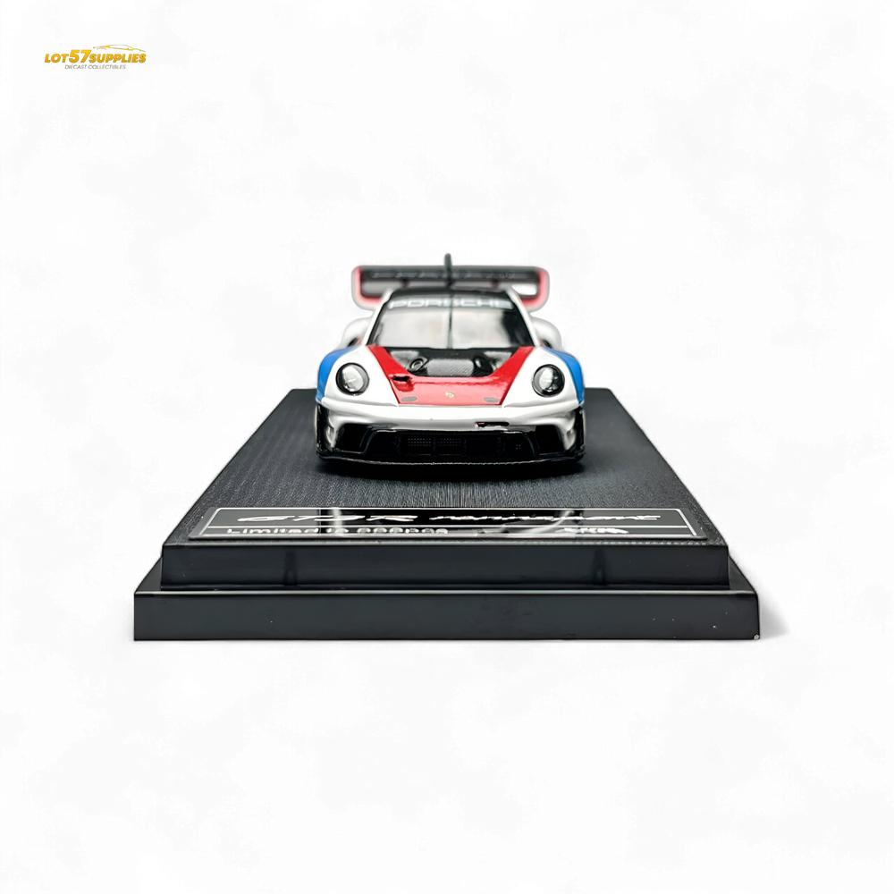 HKM Model Porsche 911 (992) GT3 R Rennsport White #911 1:64