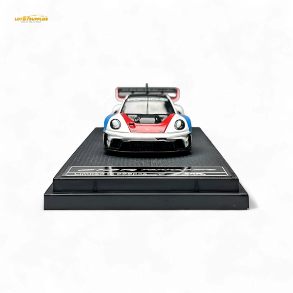 HKM Model Porsche 911 (992) GT3 R Rennsport White #911 1:64