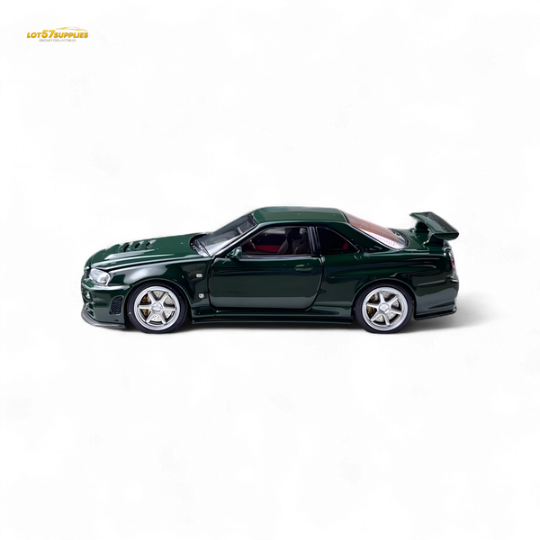 PGM Nissan GTR R34 Z-TUNE - British Green 1:64 Ordinary