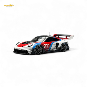 HKM Model Porsche 911 (992) GT3 R Rennsport White #911 1:64