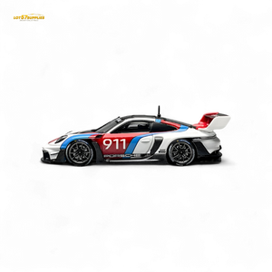 HKM Model Porsche 911 (992) GT3 R Rennsport White #911 1:64
