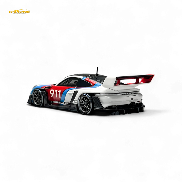 HKM Model Porsche 911 (992) GT3 R Rennsport White #911 1:64