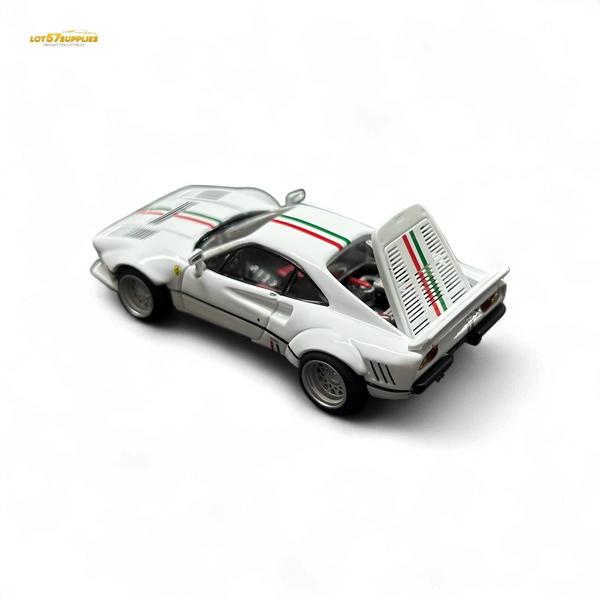 Hone Model 64 288GTO Wide-Body - Latte Art White 1:64