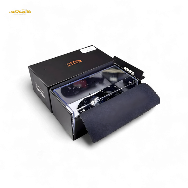 YM Model Maserati MC12 Stradale Corsa Black 1:64