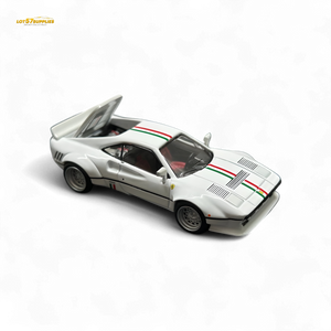 Hone Model 64 288GTO Wide-Body - Latte Art White 1:64