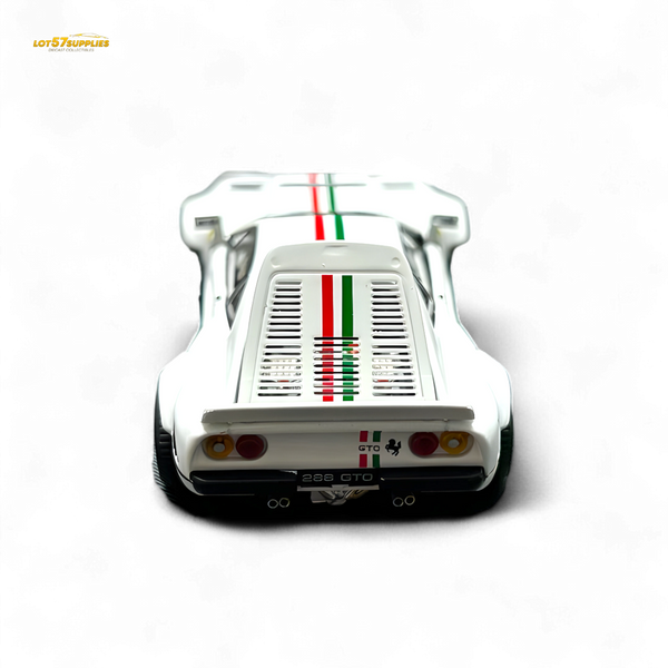 Hone Model 64 288GTO Wide-Body - Latte Art White 1:64