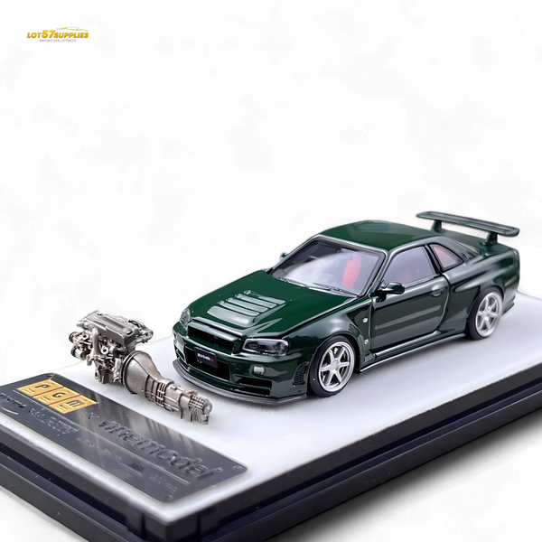 PGM Nissan GTR R34 Z-TUNE - British Green 1:64 Ordinary