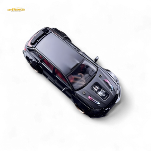 DCM Modified Audi RS6 Wagon Metallic Black - Engine & Openable Hood 1:64