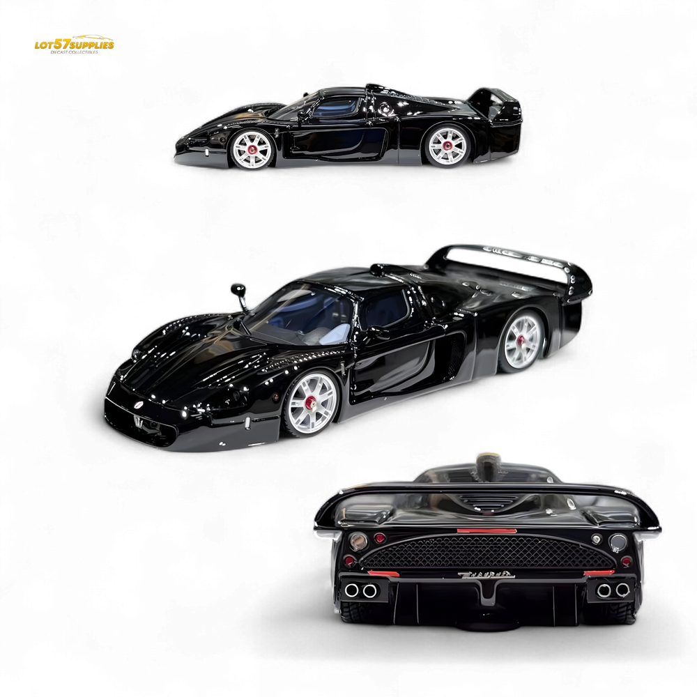YM Model Maserati MC12 Stradale Corsa Black 1:64