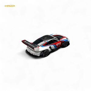 HKM Model Porsche 911 (992) GT3 R Rennsport White #911 1:64