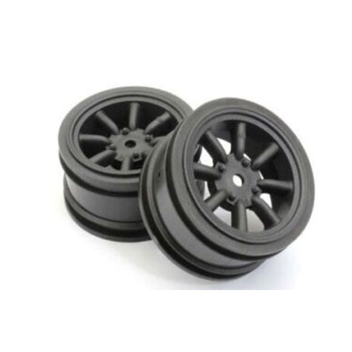 Kyosho KYOFAH706BK 8 SPOKE WANTANABE WHEEL BLACK METALLIC