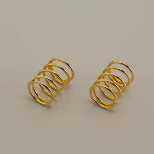 KYOSHO VZ072-2517 Front Spring 2.5-1.7 Gold (2Pcs) FAZER VE-X
