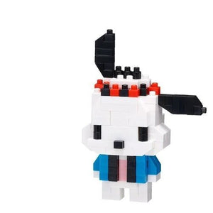 ToyShnip Sanrio Pochacco Happi Coat Nanoblock Character Collection Series Constructible Figure