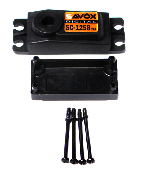 Savox TOP & BOTTOM SERVO CASE WITH 4 SCREWS